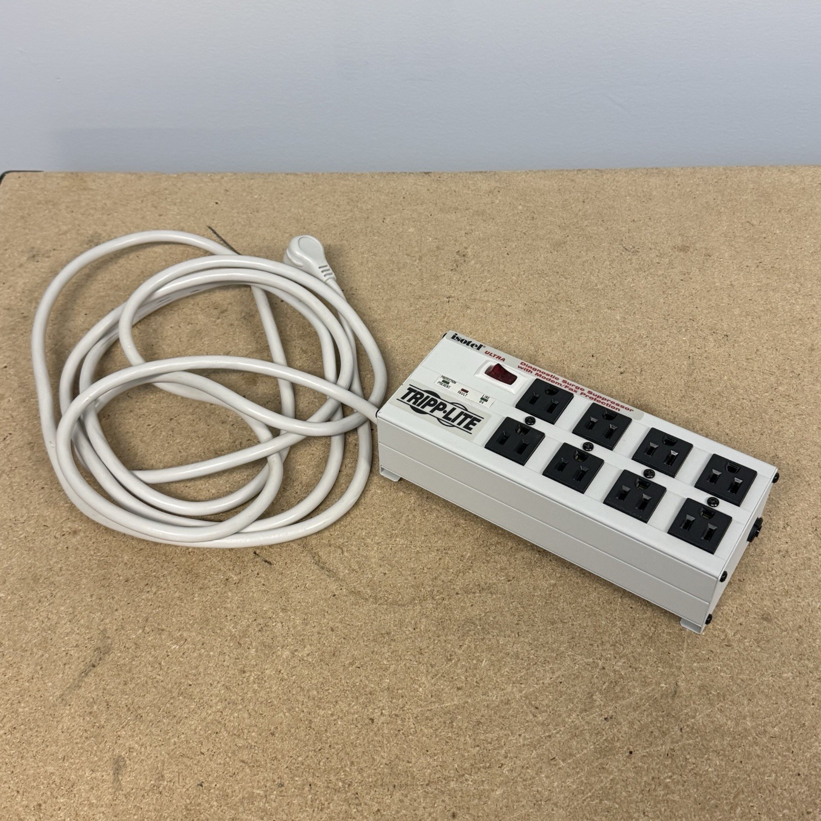 Tripp Lite Isotel 8 Ultra Surge Protector with 12ft cord