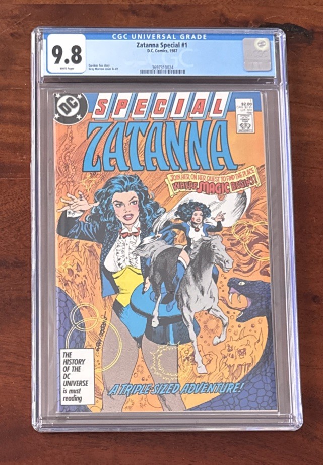 ZATANNA SPECIAL #1 CGC 9.8 DCU 1987 “Where Magic Begins” Gray Morrow Cover 