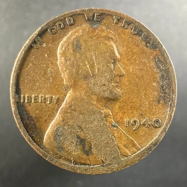 1940 Lincoln Wheat Cent – Heavily Circulated