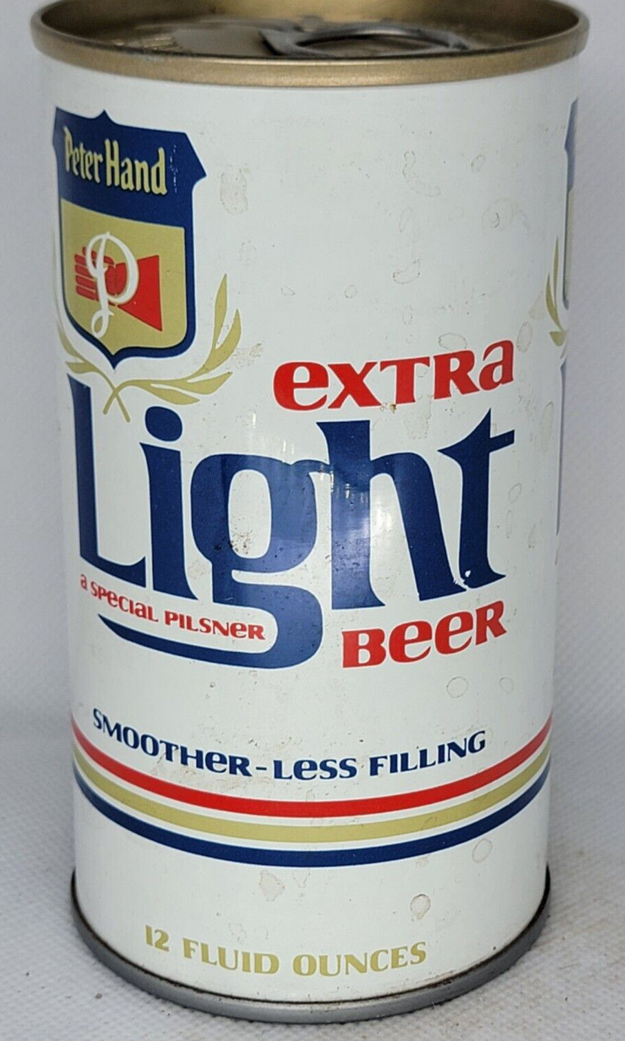 Peter Hand Extra Light Beer/Peter Hand Brg Co. ~ Alum/Stee 12oz. Empty Can ~ USA