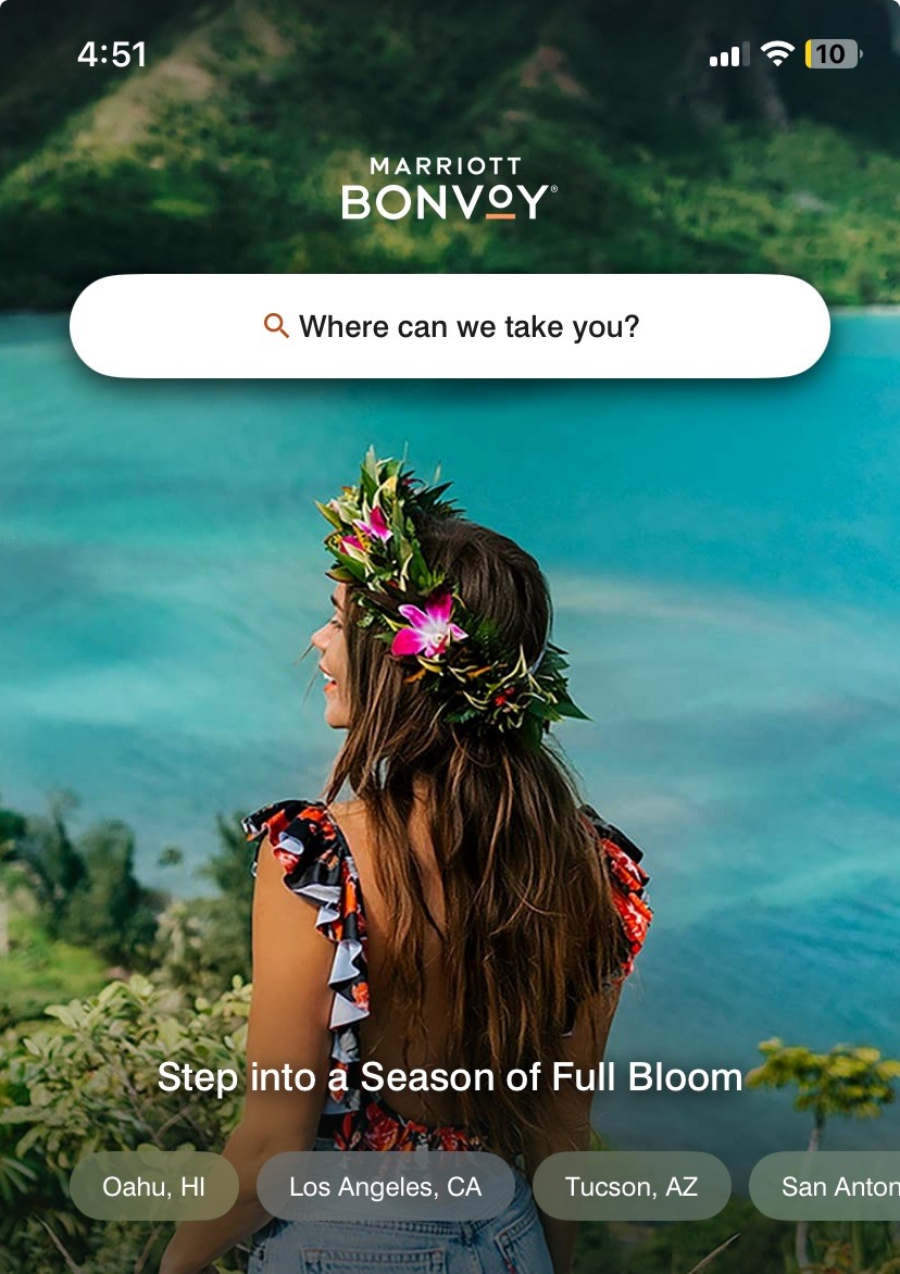 Marriott Bonvoy Rewards Points - 10,000 points - Transferred within 24 hrs