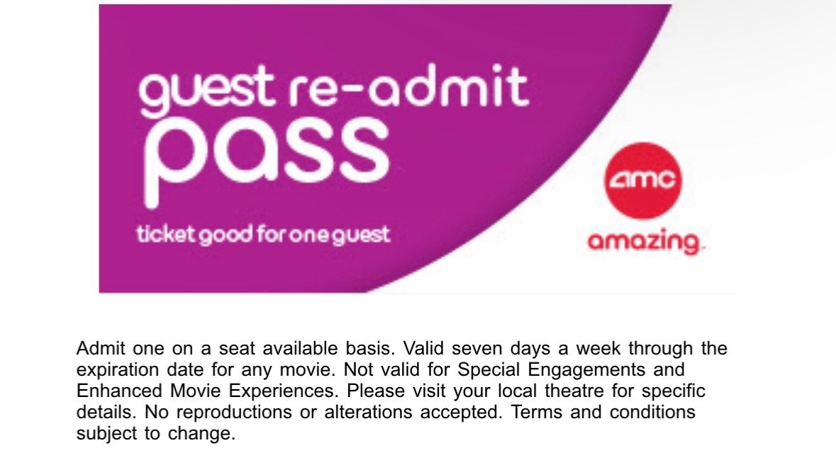 AMC BLACK   TICKETS 2 MOVIE THEATER TICKETS