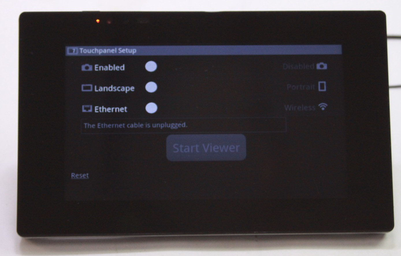 TP7 Touch Screen Control Panel Core Brands Black TESTED