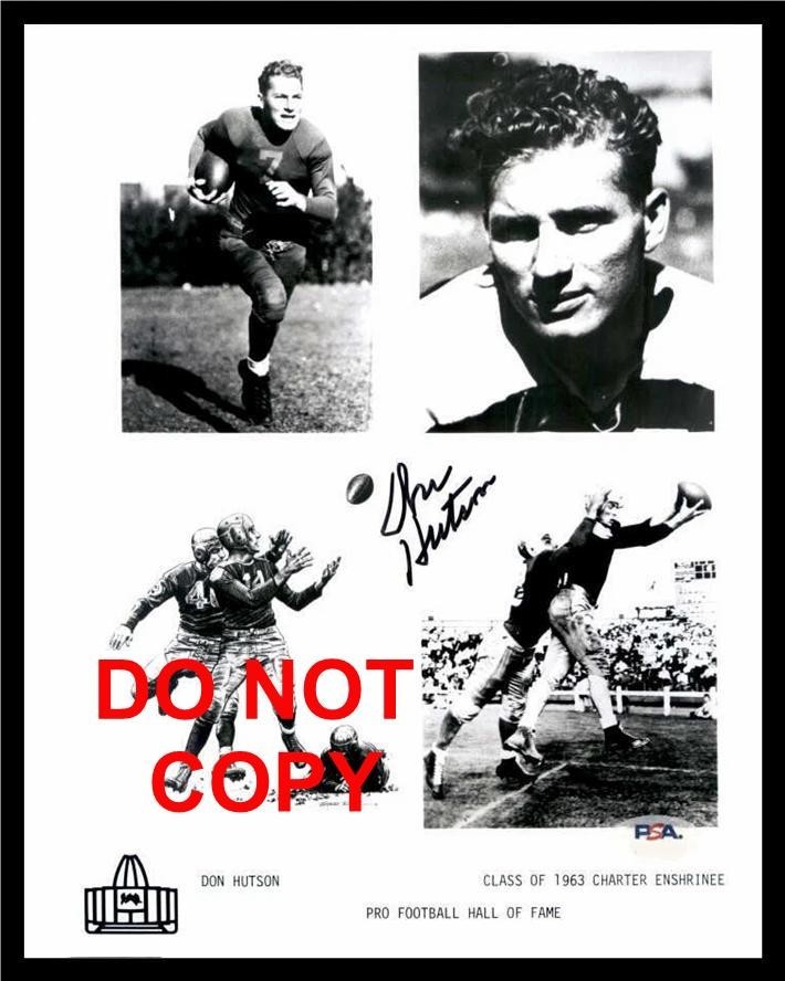 Don Hutson GREEN BAY PACKERS Signed Autographed REPRINT 8x10 Photo RP 2