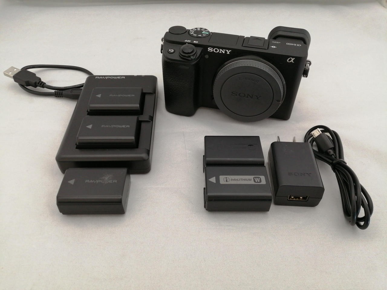Sony ILCE-6400 Mirrorless Camera Body, 24MP APS-C, Lightweight, Used From Japan