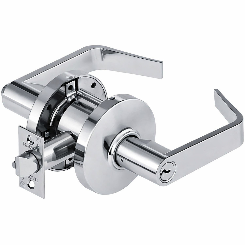Hager 3570-US26-WTN Classroom Lever for 3500 Series 2-3/4” Bright Chrome