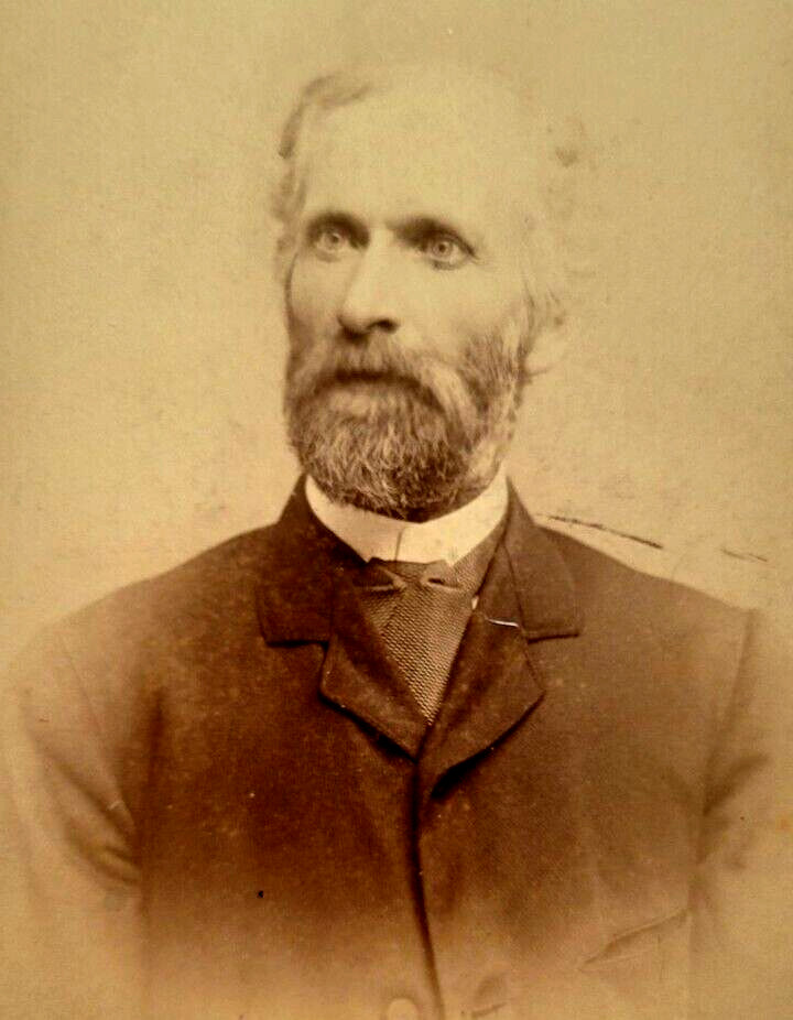 1800s Mr Samuel Yardley Trenton New Jersey Victorian Era Cabinet Card Photo Orig