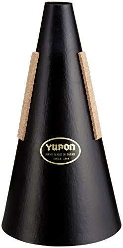 Yupon Mute Straight French black with horn for tuning tube