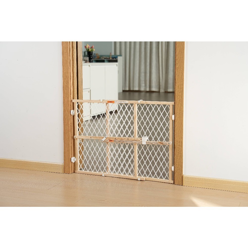 Baby Safety Gate for Wide Openings 26 to 42 Inches Wall Mounted