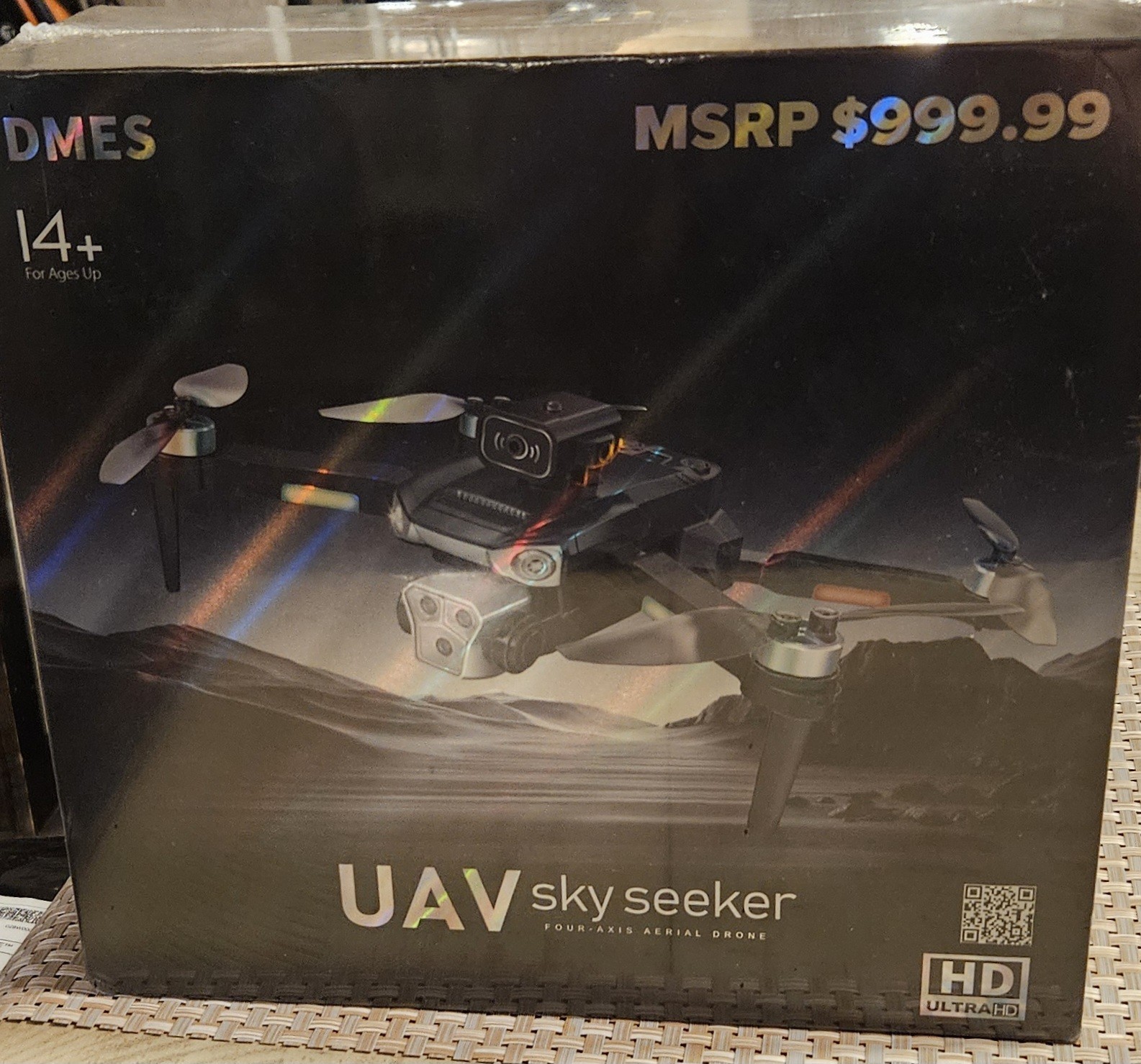 DMES UAV Sky Seeker HD Ultra A Four-axis Aerial Drone 4K HD Dual Camera GPS