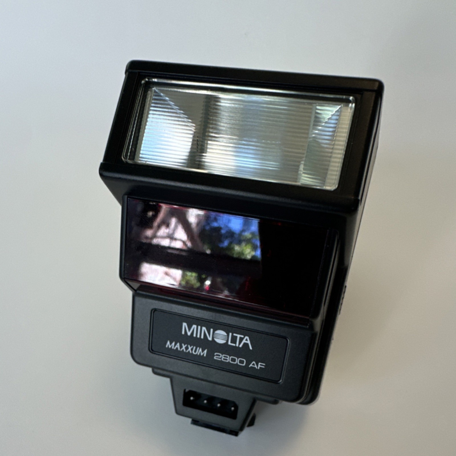 Minolta Maxxum 2800 AF Shoe Mount Flash Hi/Lo Power Test Button Film Camera