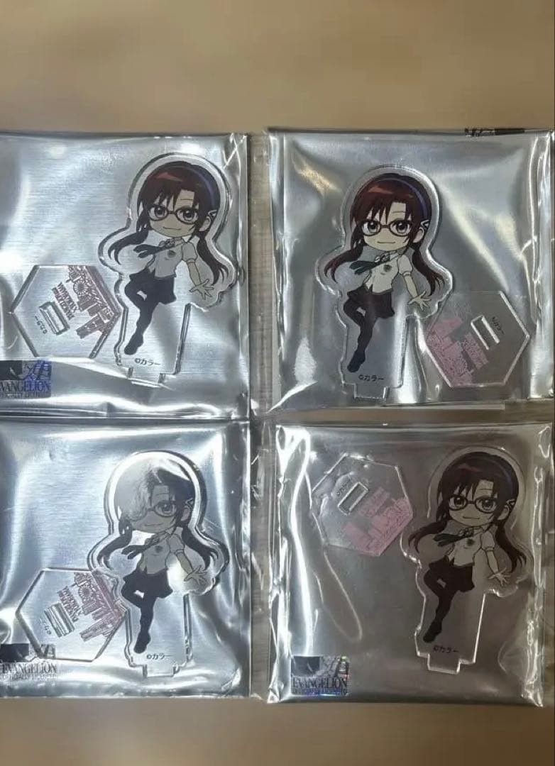 Evangelion Mari Acrylic Stand Yokohama Cafe Anime Character Figure Collectible