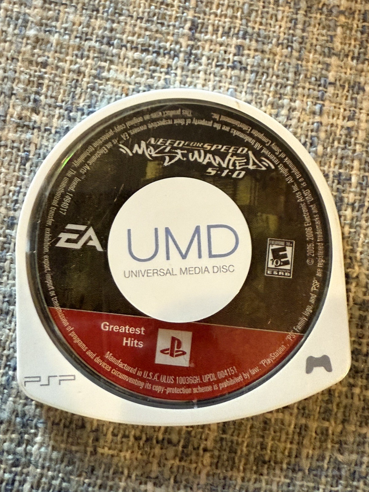 Need For Speed Most Wanted 510 for PSP