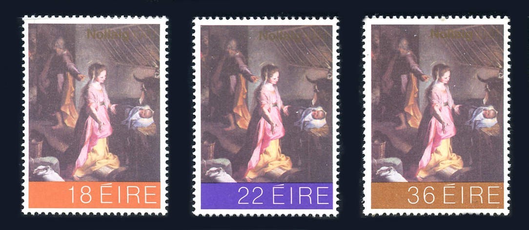 Ireland: 1981 Christmas Nativity (510-512) MNH