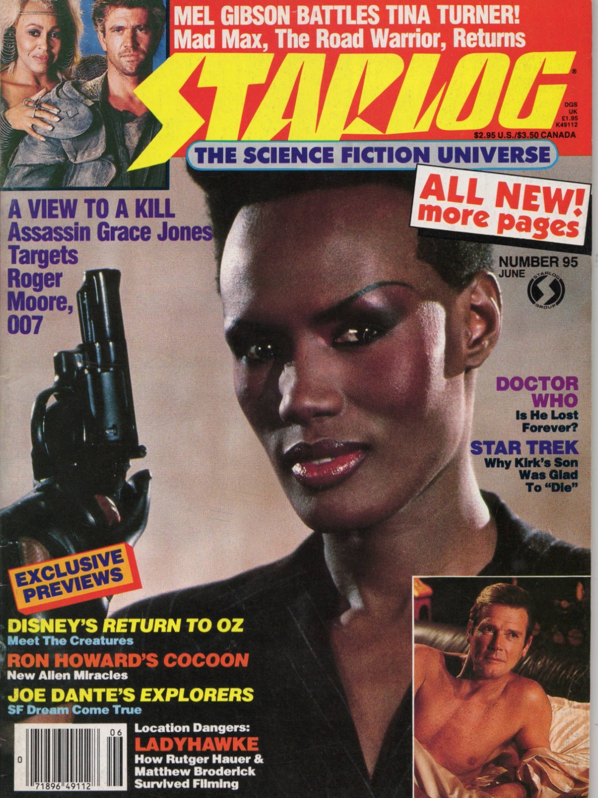 STARLOG MAGAZINE #95 JUNE 1985 ROGER MOORE JAMES BOND DOCTOR WHO STAR TREK