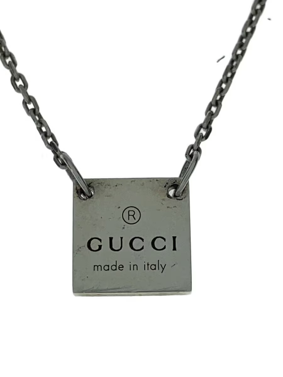 Gucci Necklace Sv925 Slv With Top Women S M1p39