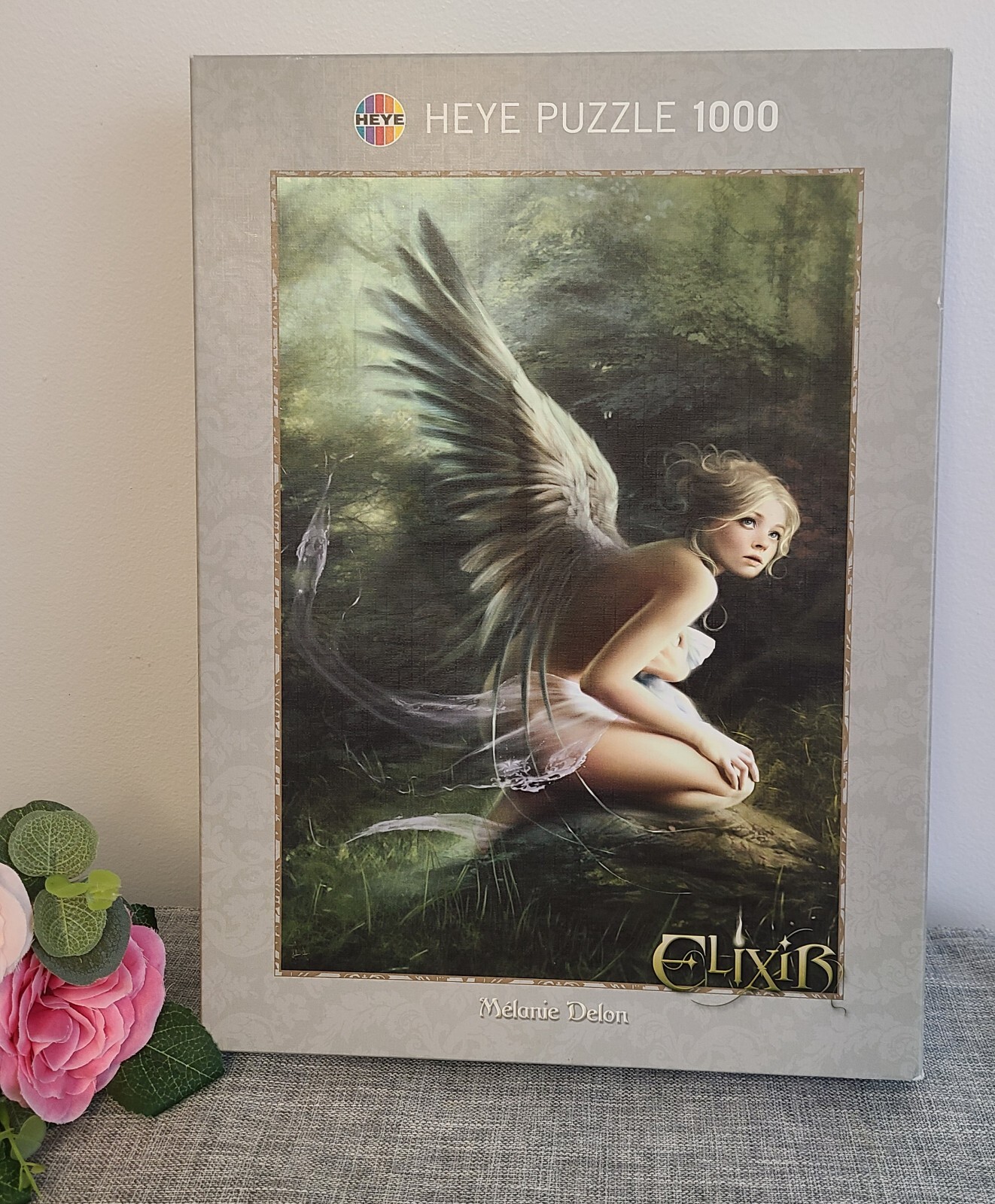Rare HEYE Elixir Melanie Delon Forest 1000 piece Jigsaw Puzzle Fairy 2010