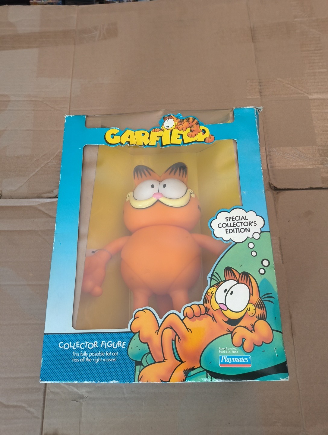 Vintage Rare Garfield Playmates Huge Special Edition 12" Poseable Figure 