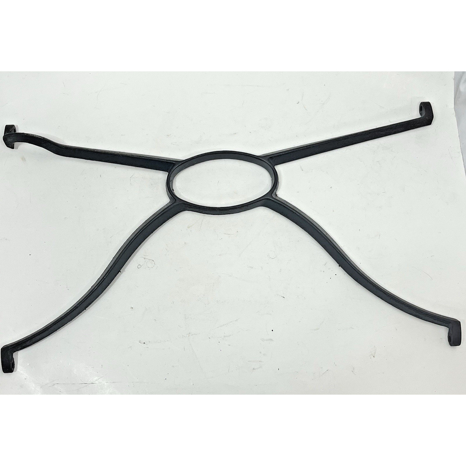 Treadle Sewing Machine Cabinet Base Cast Iron Metal Center Cross Frame Antique