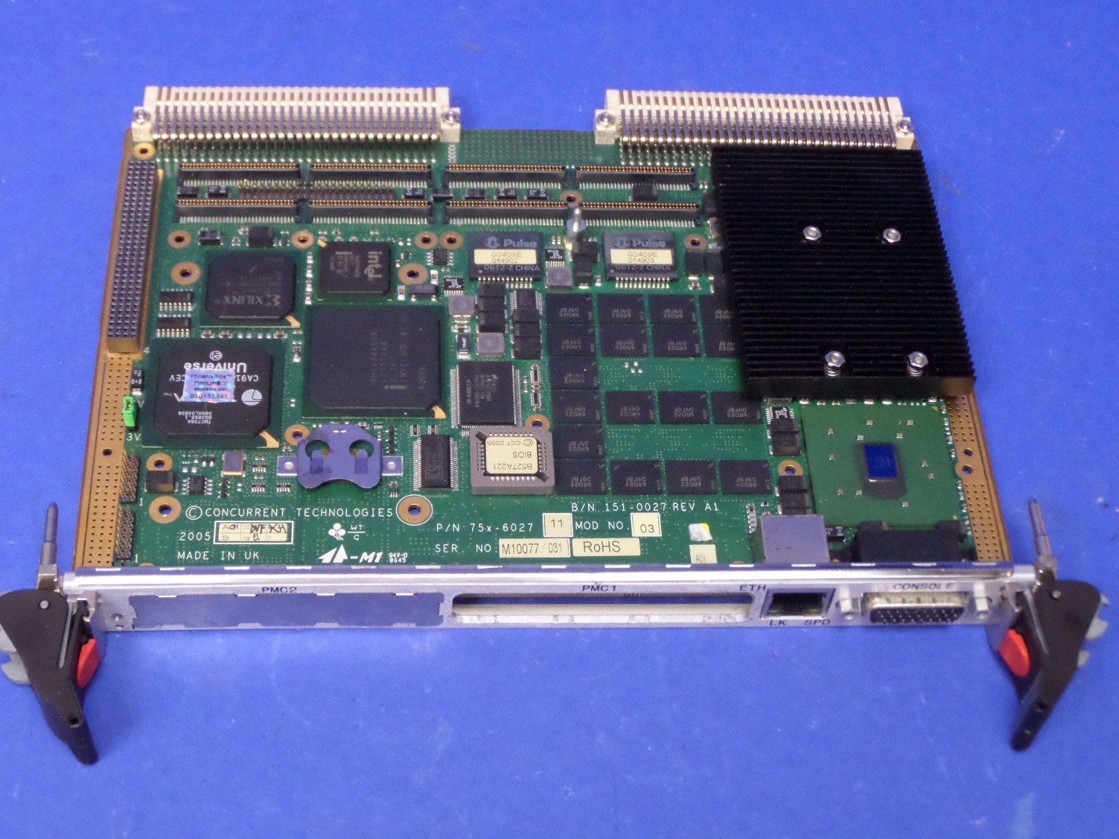 Concurrent Technologies VP 337 02x 75x-6027 11