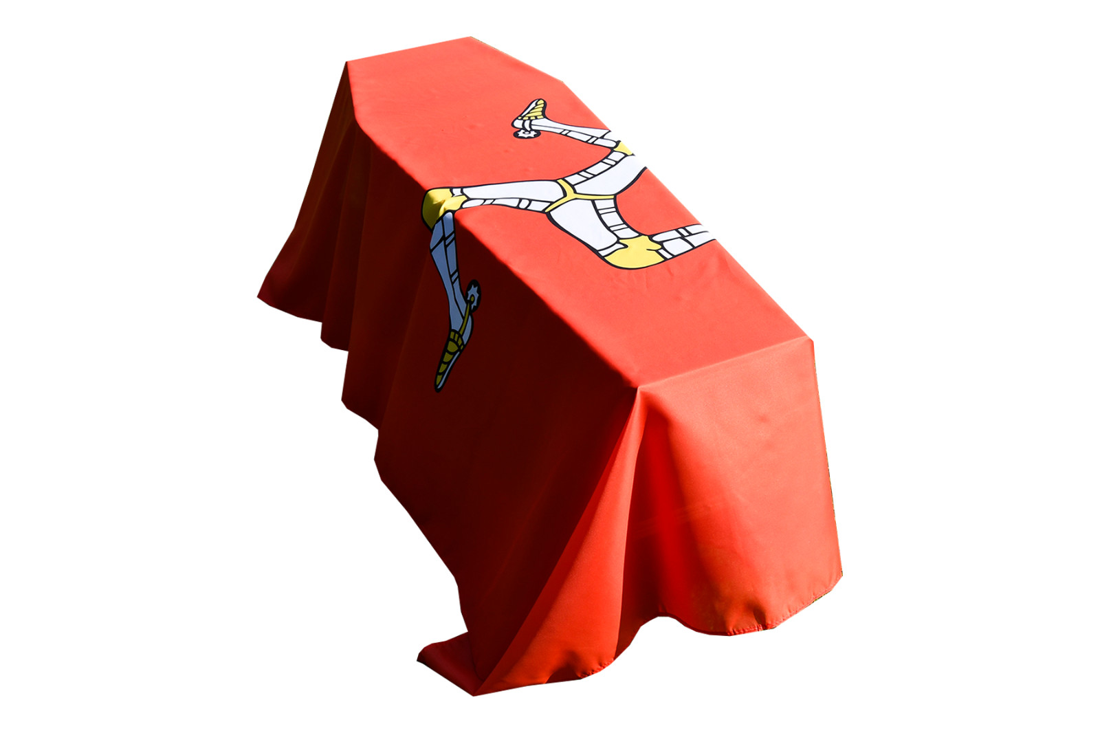 Isle of Man Flag Coffin Drape - Quick Dispatch