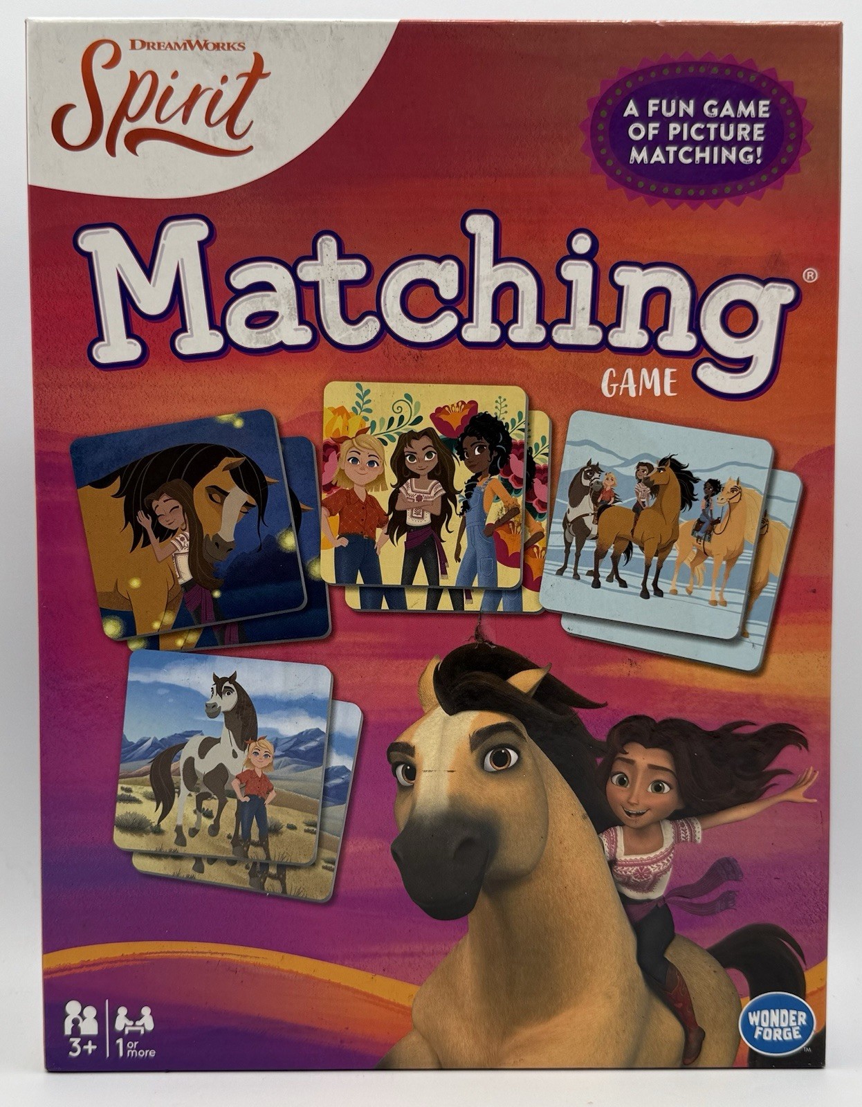 Spirit Matching Game Brightly Illustrated Tiles With Pictures Of Characters New