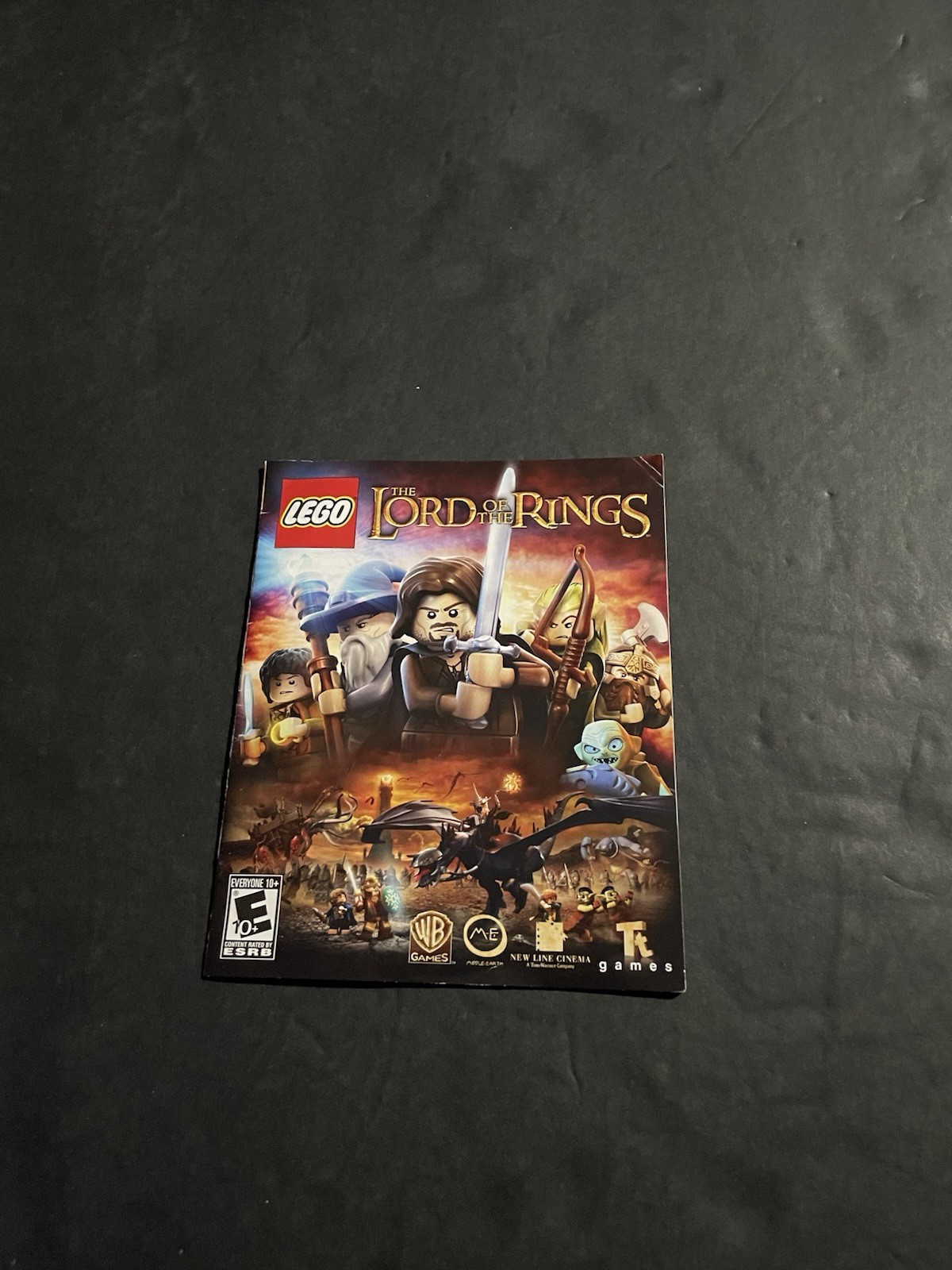 lego lord of the rings ps3 Manual only