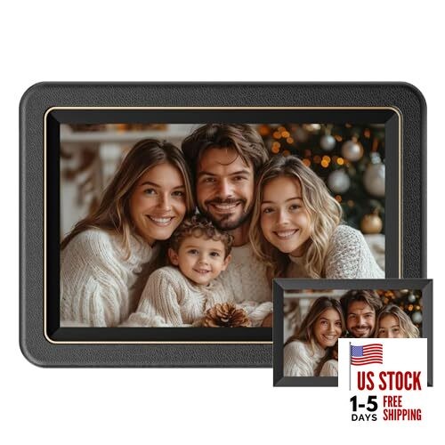 Frameo 10.1 Inch Digital Picture Frame, WiFi Smart Photo 10.1 inch - Black