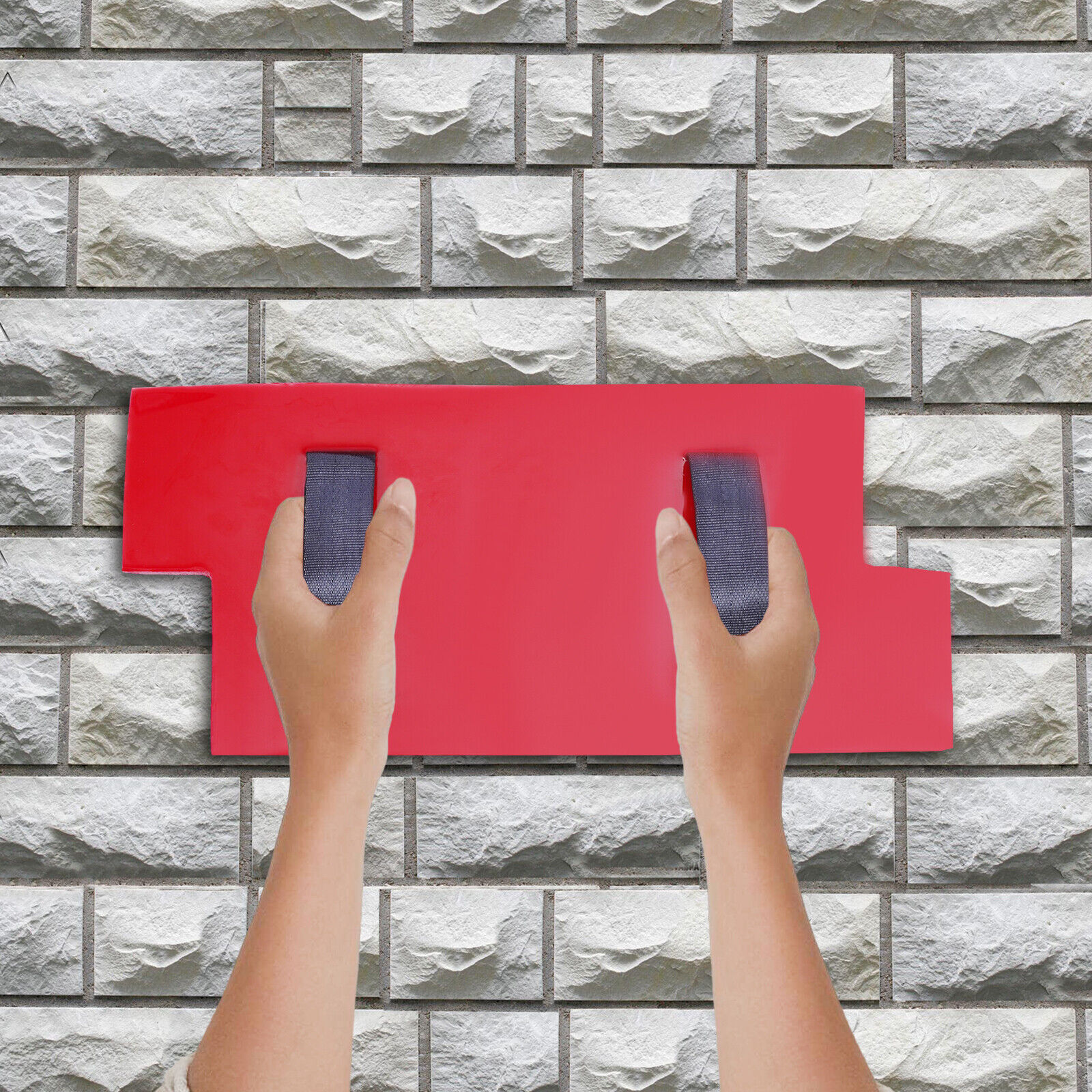 Cement Wall Mold for Concrete Cement Plaster Wall Brick Tiles Plastic Molds NEW