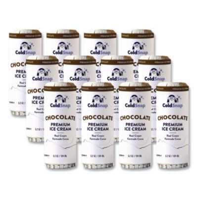 Coldsnap 600039 Ice Cream Pod, Chocolate, 5.2 Oz Single Serve Pod For Coldsnap