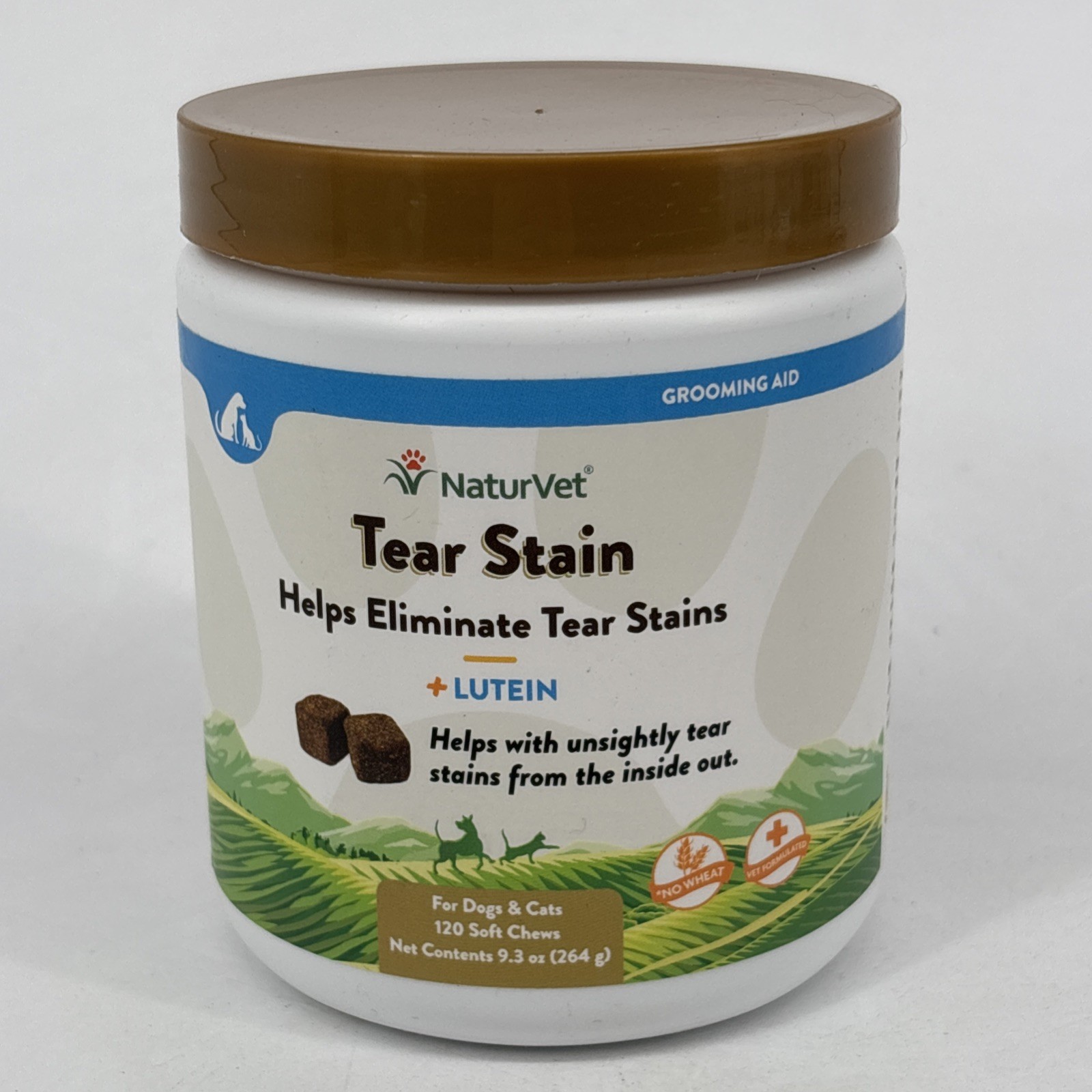 Tear Stain + Lutein, For Dogs & Cats, 120 Soft Chews, 9.3 oz