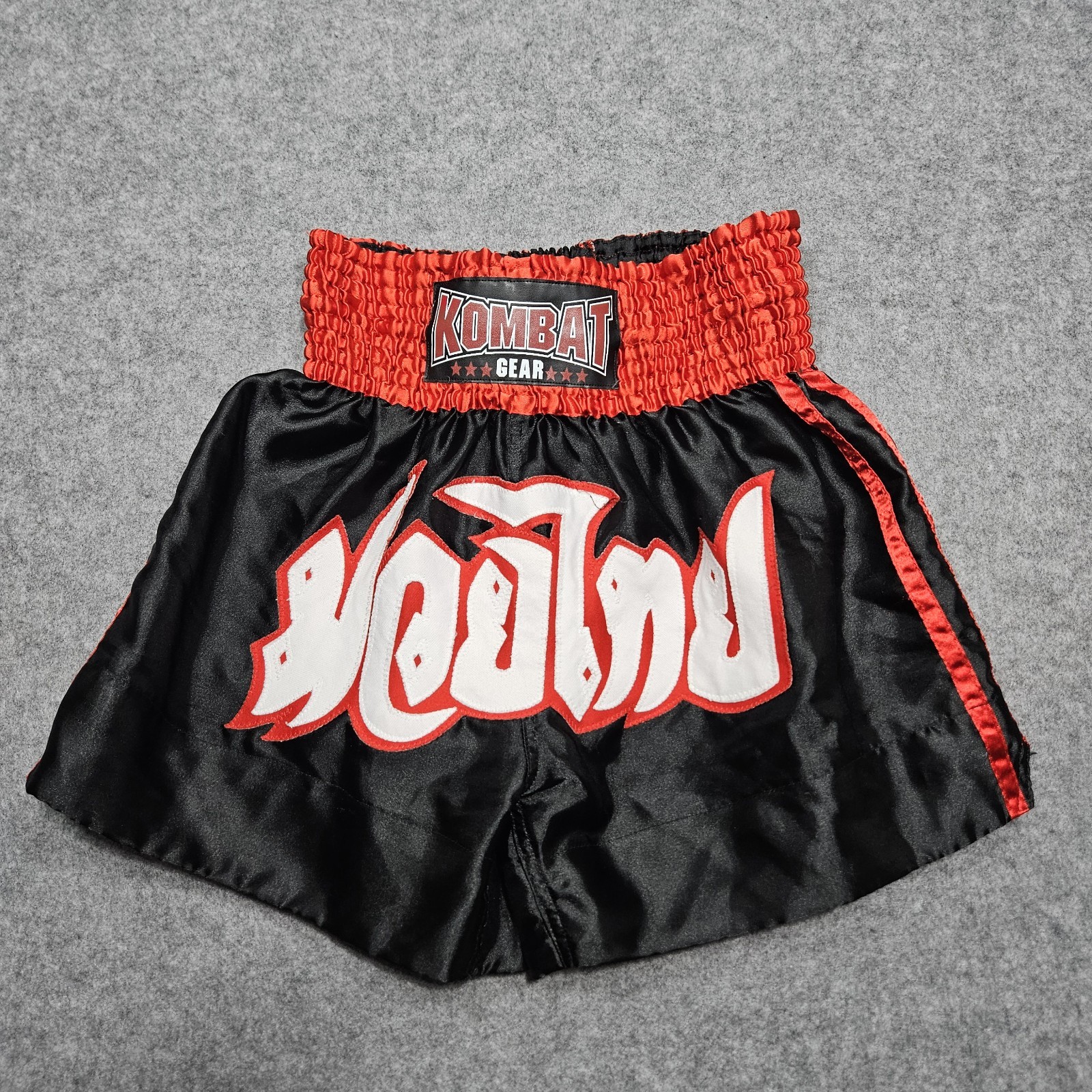 Kombat Gear Muay Thai Boxing shorts Black XL