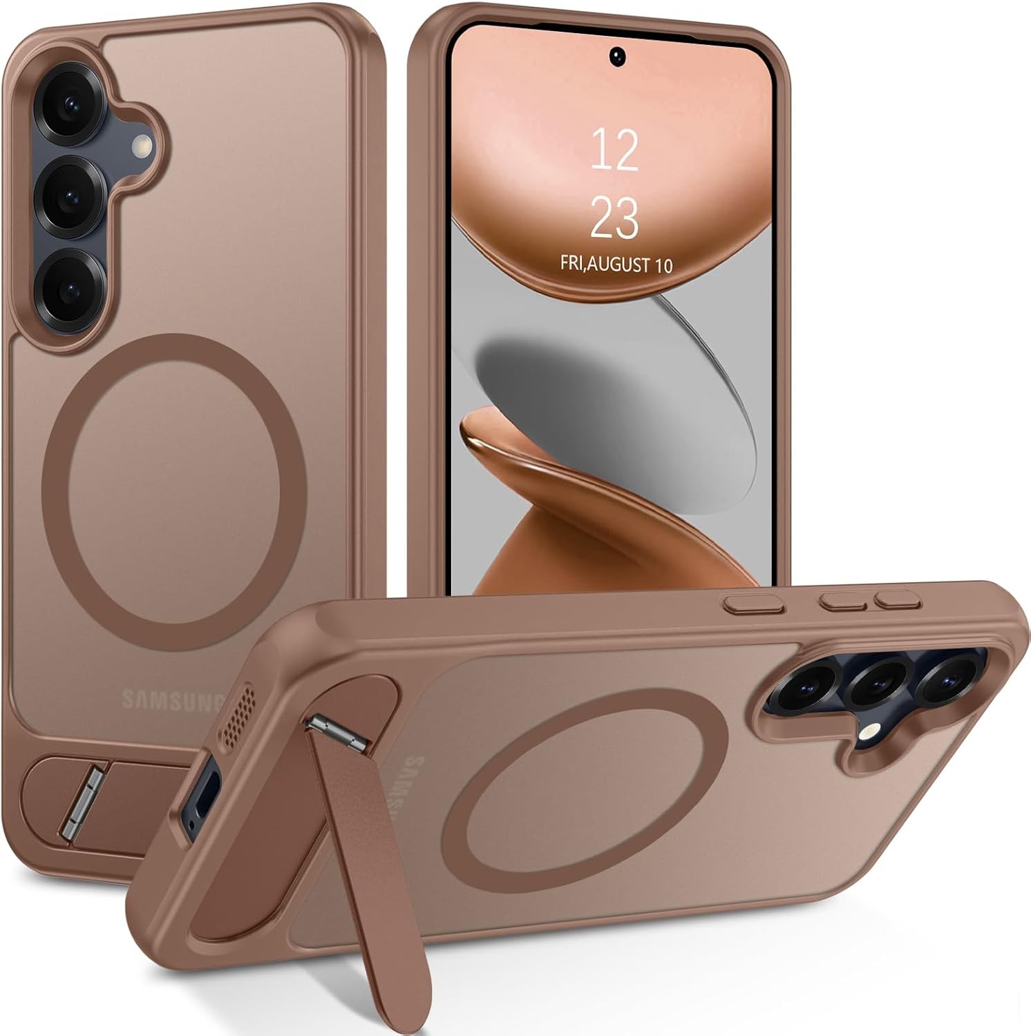 Samsung Galaxy S25 Plus Case, Samsung S24 Plus Case Shockproof Kickstand Cover