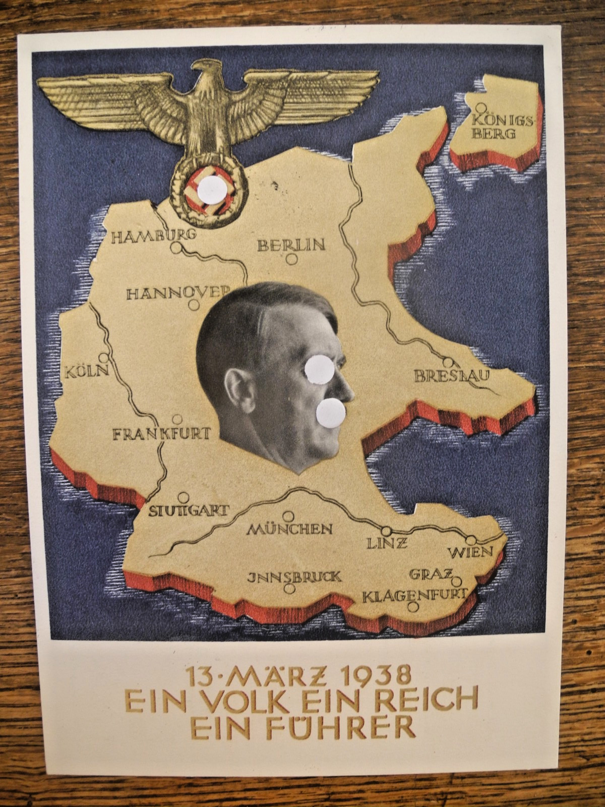 Germany, postcard, Hitler, propaganda, rare: party rally Nuremberg 1938, WW II