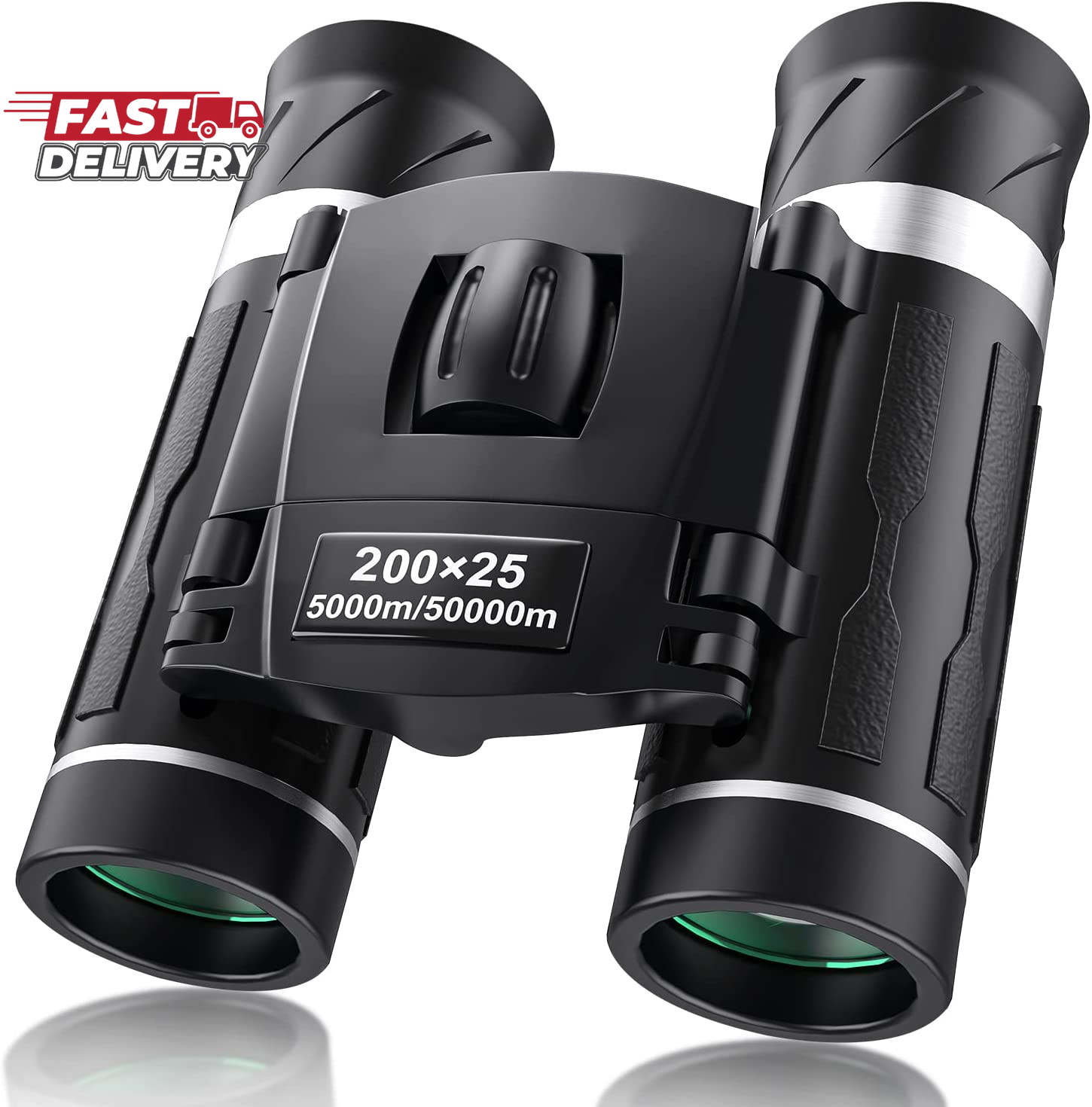 200X25 Compact Binoculars for Adults and Kids, High Powered Mini Pocket Binocula