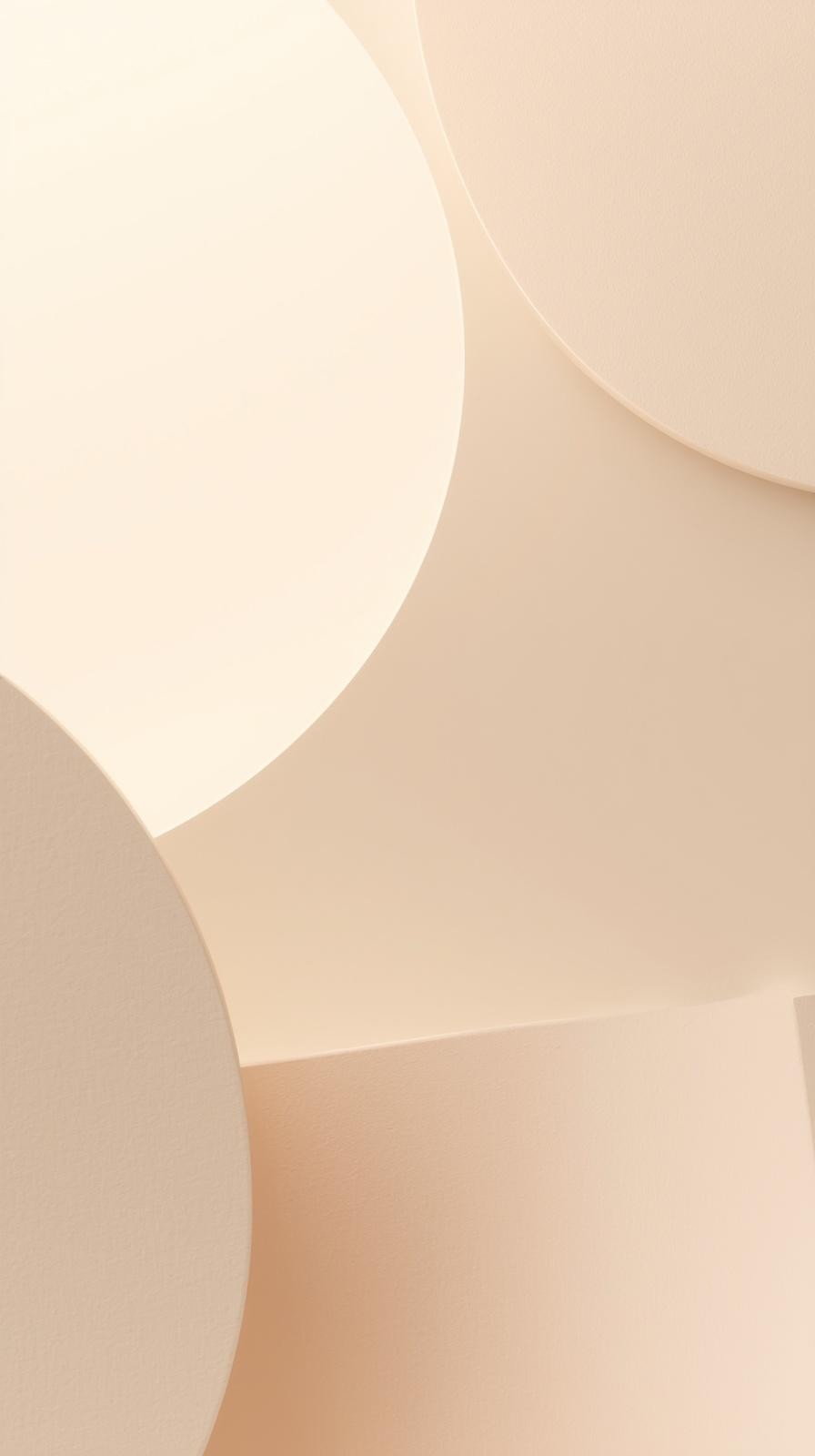 Cream Gradient Minimal Aesthetic Phone Wallpaper Calm Background