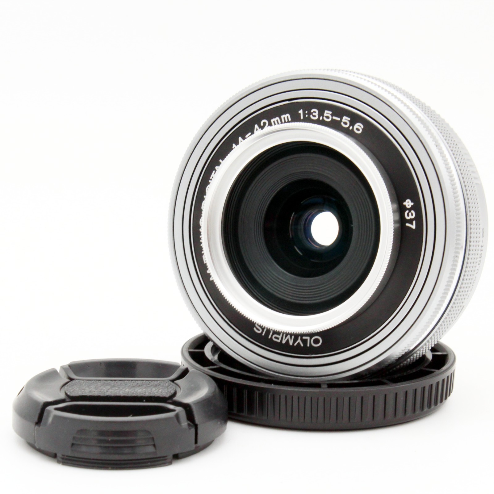 OLYMPUS M.ZUIKO DIGITAL ED 14-42mm F3.5-5.6 EZ Lens Silver [ Top Mint ]