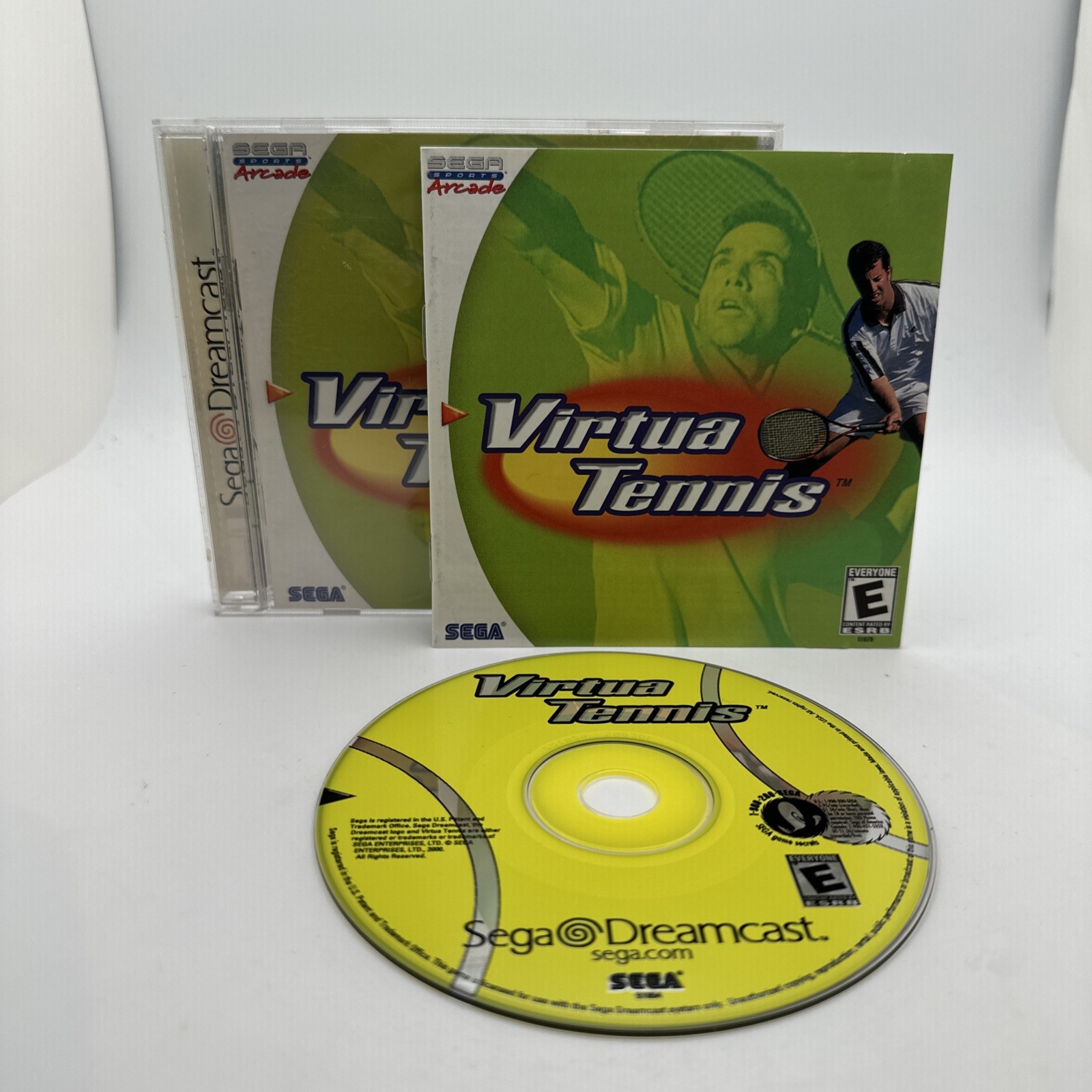 Virtua Tennis, Sega Dreamcast, 2000, Complete CIB, Tested