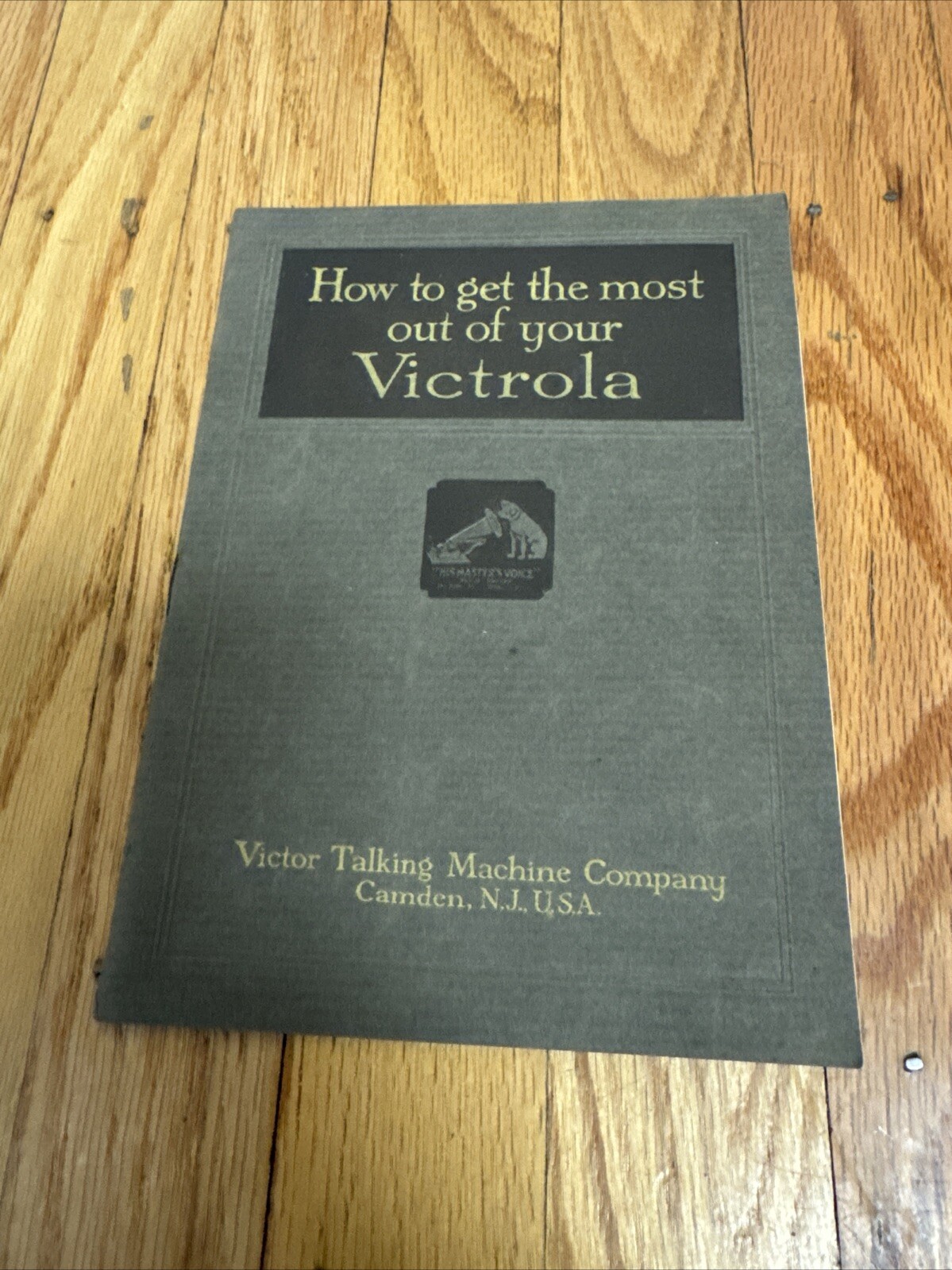 VTG 1922 How to get the most out of your Victrola Booklet Guide Record Player