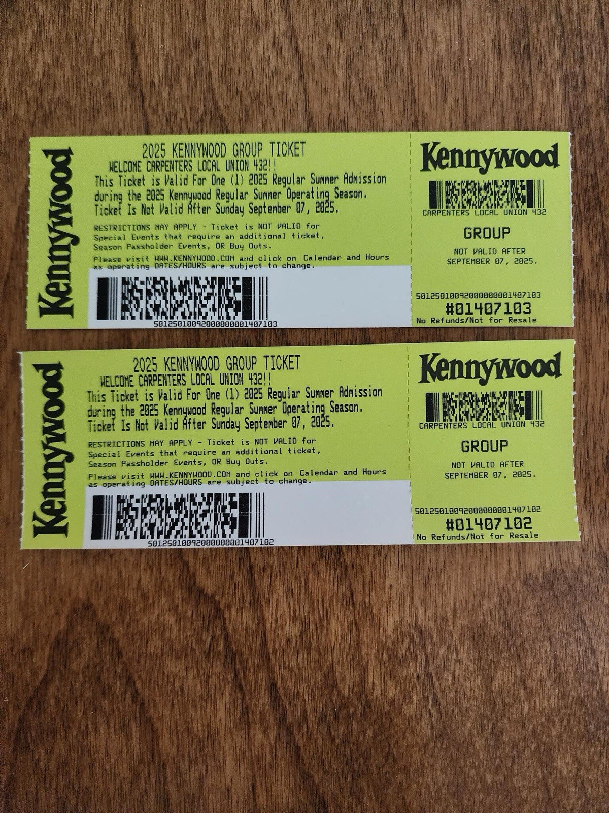 2025 Kennywood Tickets  30$ Tickets