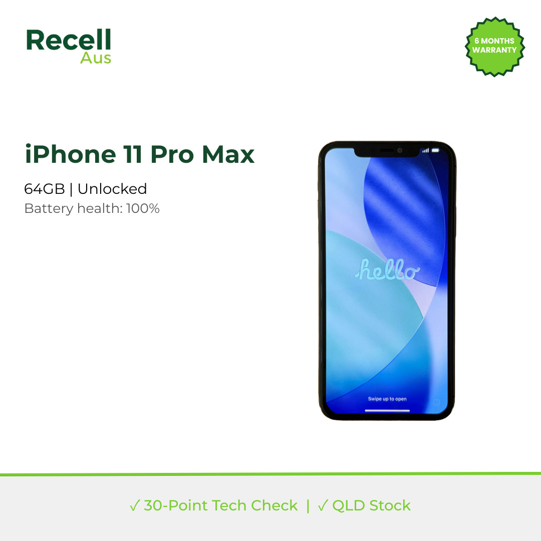 Apple iPhone 11 Pro Max - 64GB - Midnight Green (Unlocked)