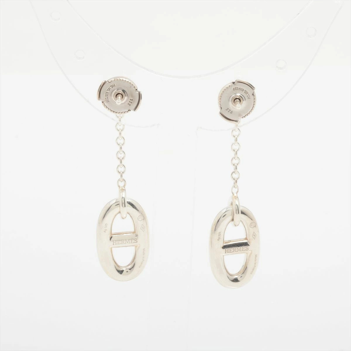 Used Hermes Chaine d Ancre Farandole 2023 Earrings (for both ears) 925 6.6g