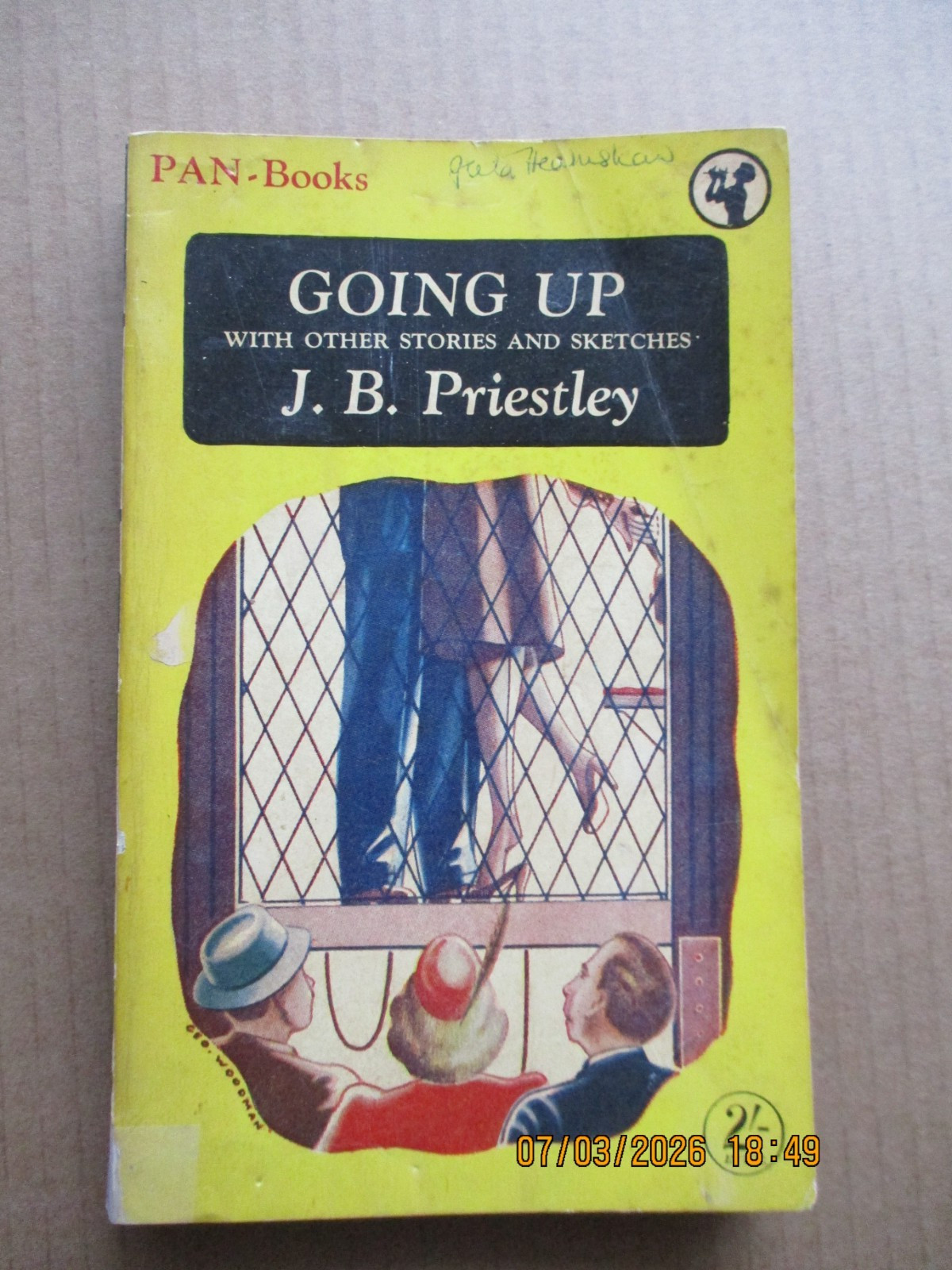 Going Up  By  J B Priestley    Pan  Paperback  First  1950