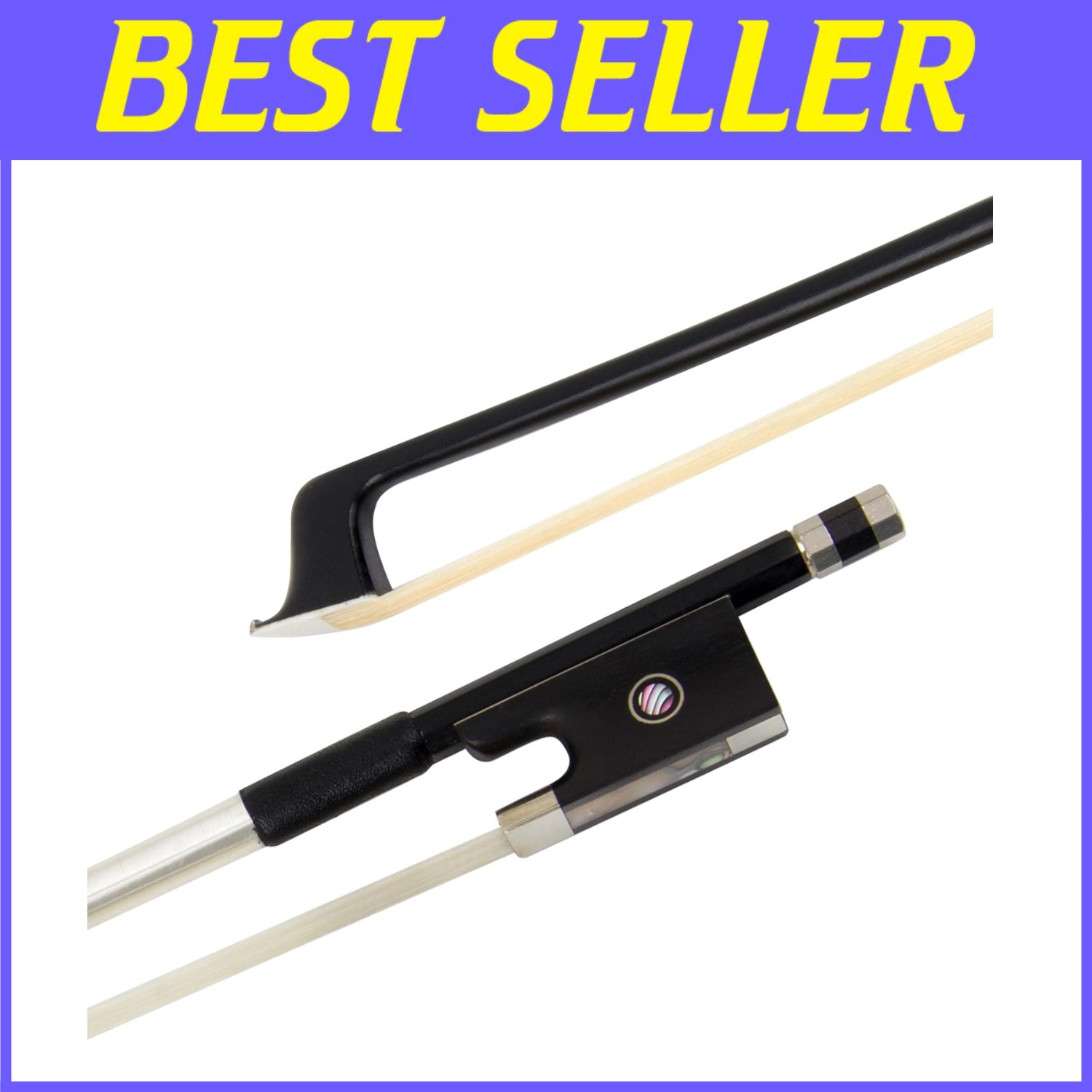 Professional Full Size Fiddle Bow - Carbon Fiber