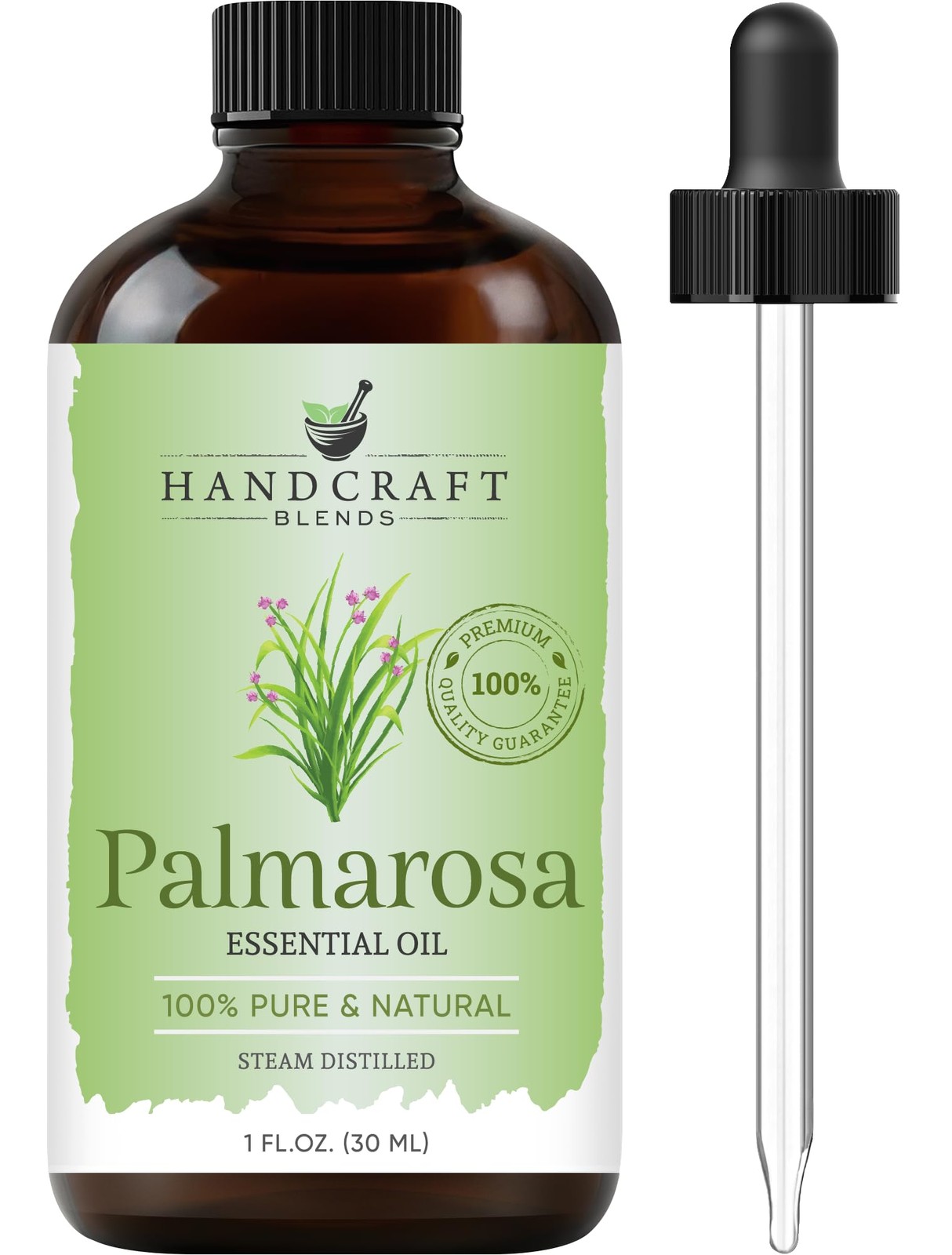 Handcraft Blends Palmarosa Essential Oil – 1 Fl Oz – 100% Pure and Natural – ...