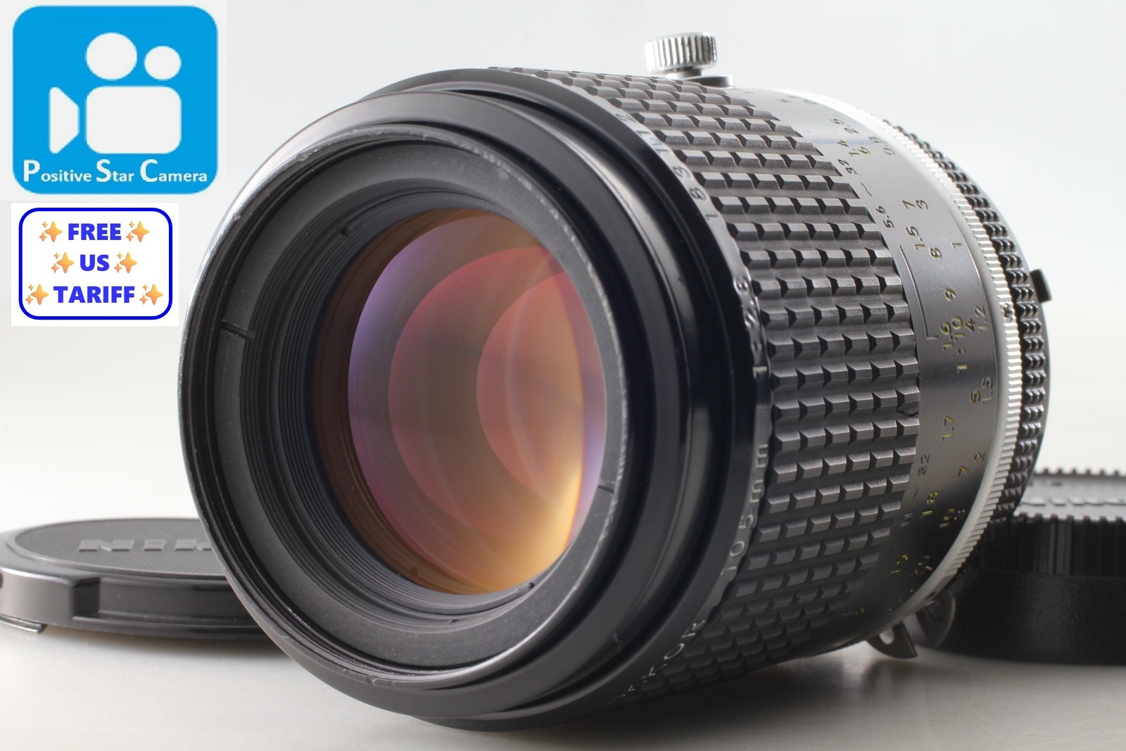 🎦👀✨MINT✨ Nikon Ai-s Micro Nikkor 105mm f/2.8 MF Macro Lens From JAPAN