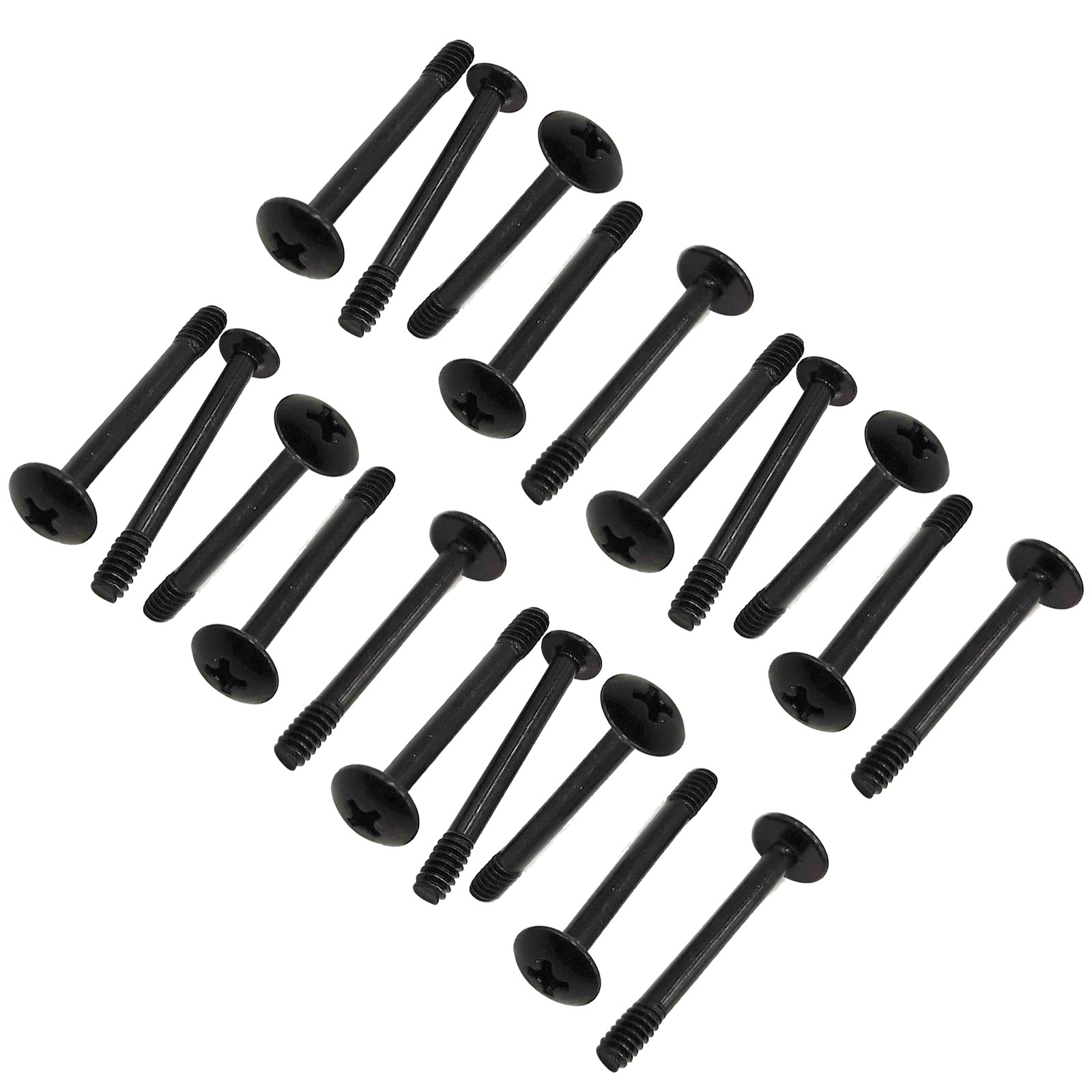 20* 6# 32mm PC Computer Case Video Card Water Cooler Radiator Fan Long Screw aa