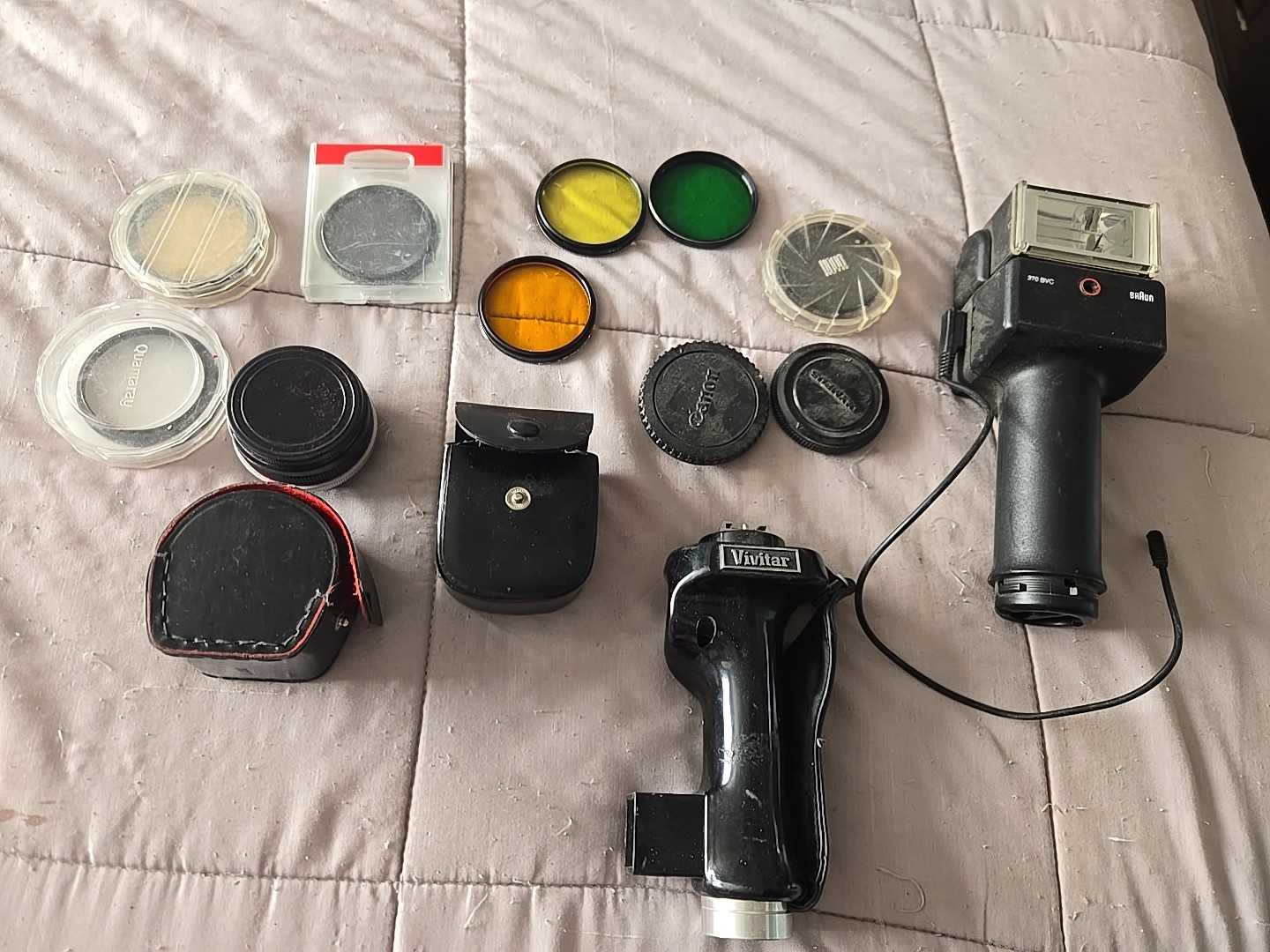 Large Camera Parts And Accessories Mixed  Lenses Etc
