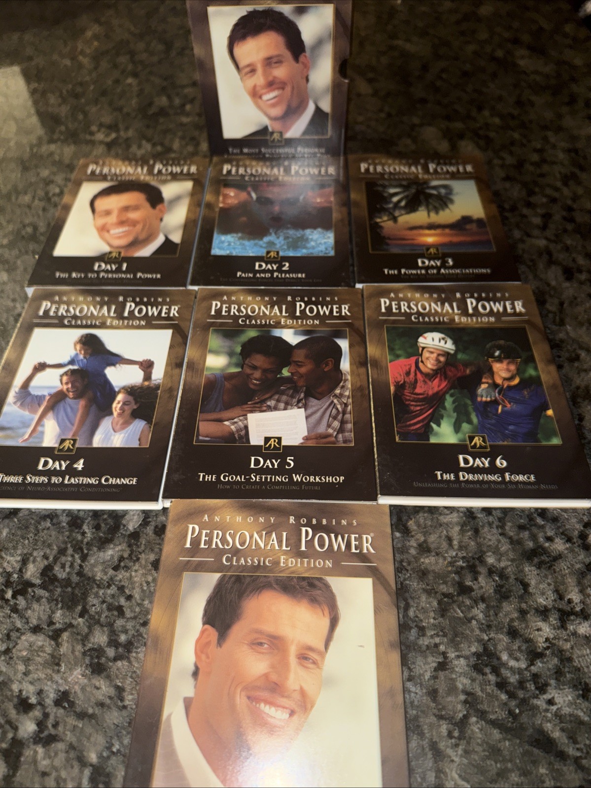 Anthony Tony Robbins Personal Power Classic Edition 7 Days CD Audio Set