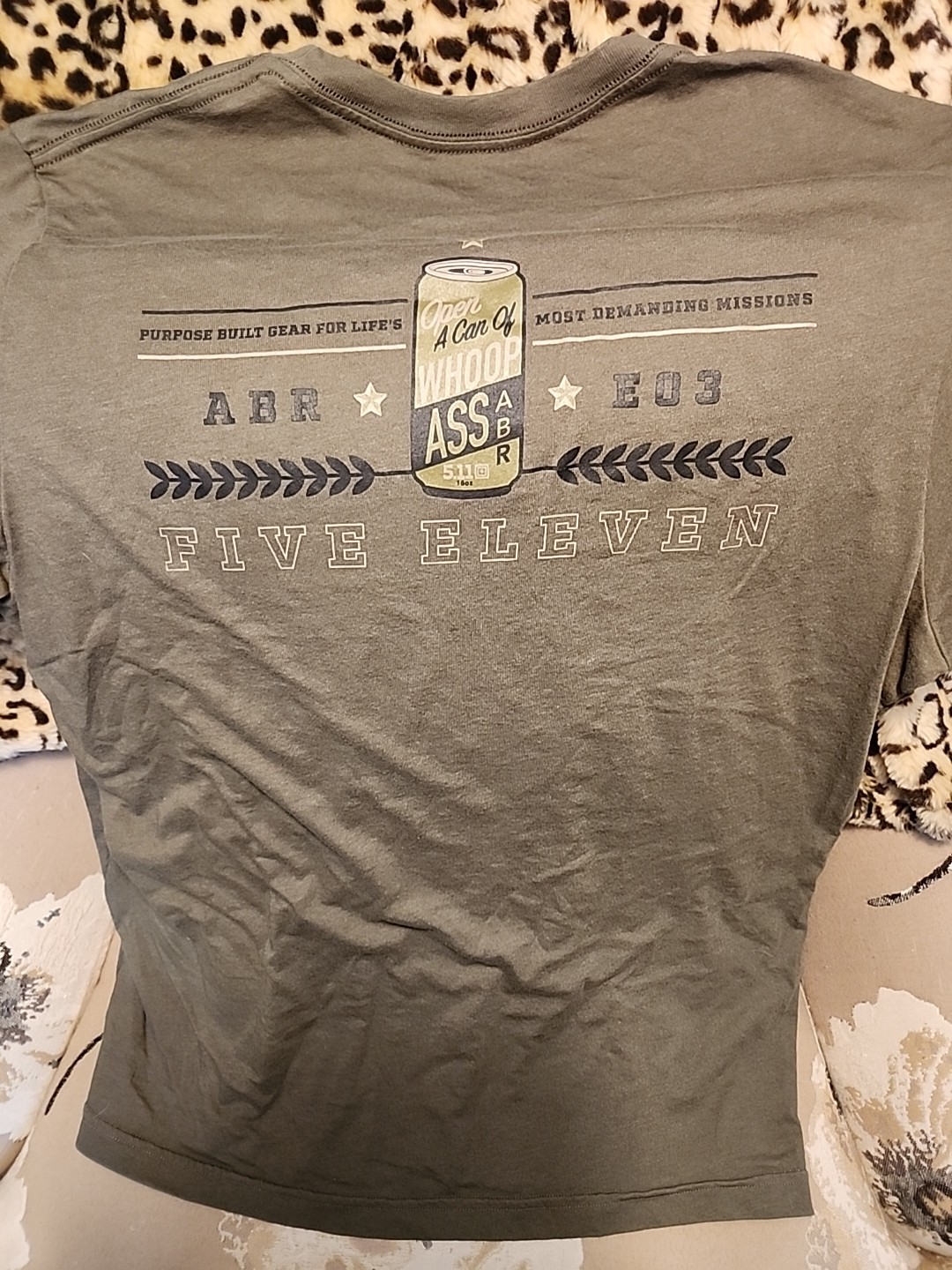 511 Tactical Can Of Whoop Ass! T Shirt Size Large Mens
